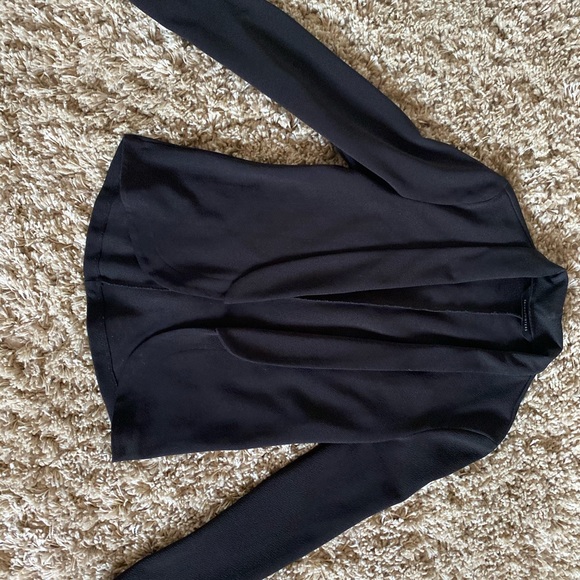 Black Mendocino blazer, loose fit in front - Picture 2 of 3